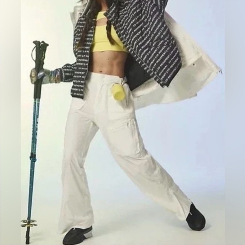 FP Movement by Free People Shred It White Ski Snowboard Pants